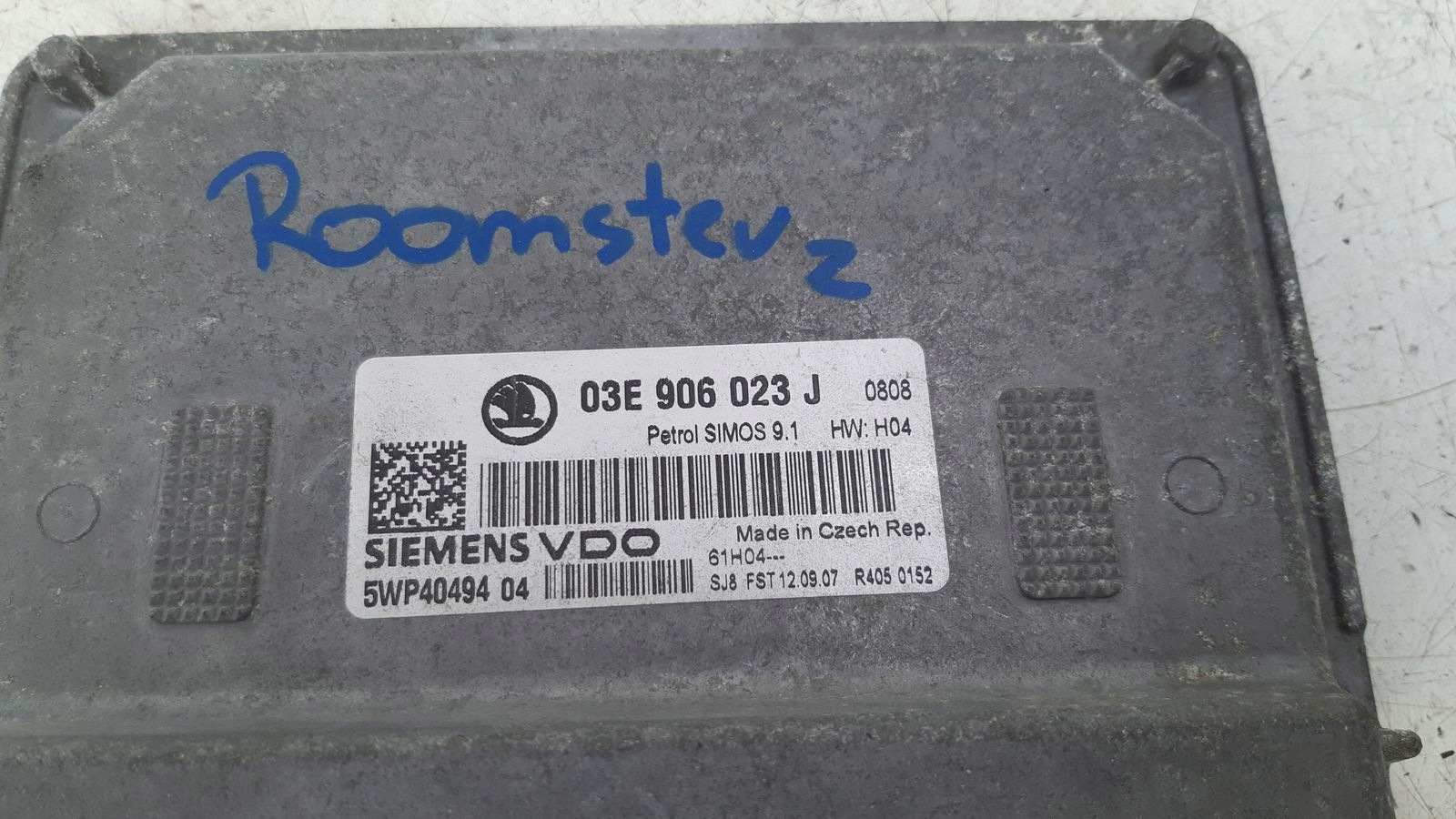 control unit computer of the engine Skoda Roomster 1,2 12V