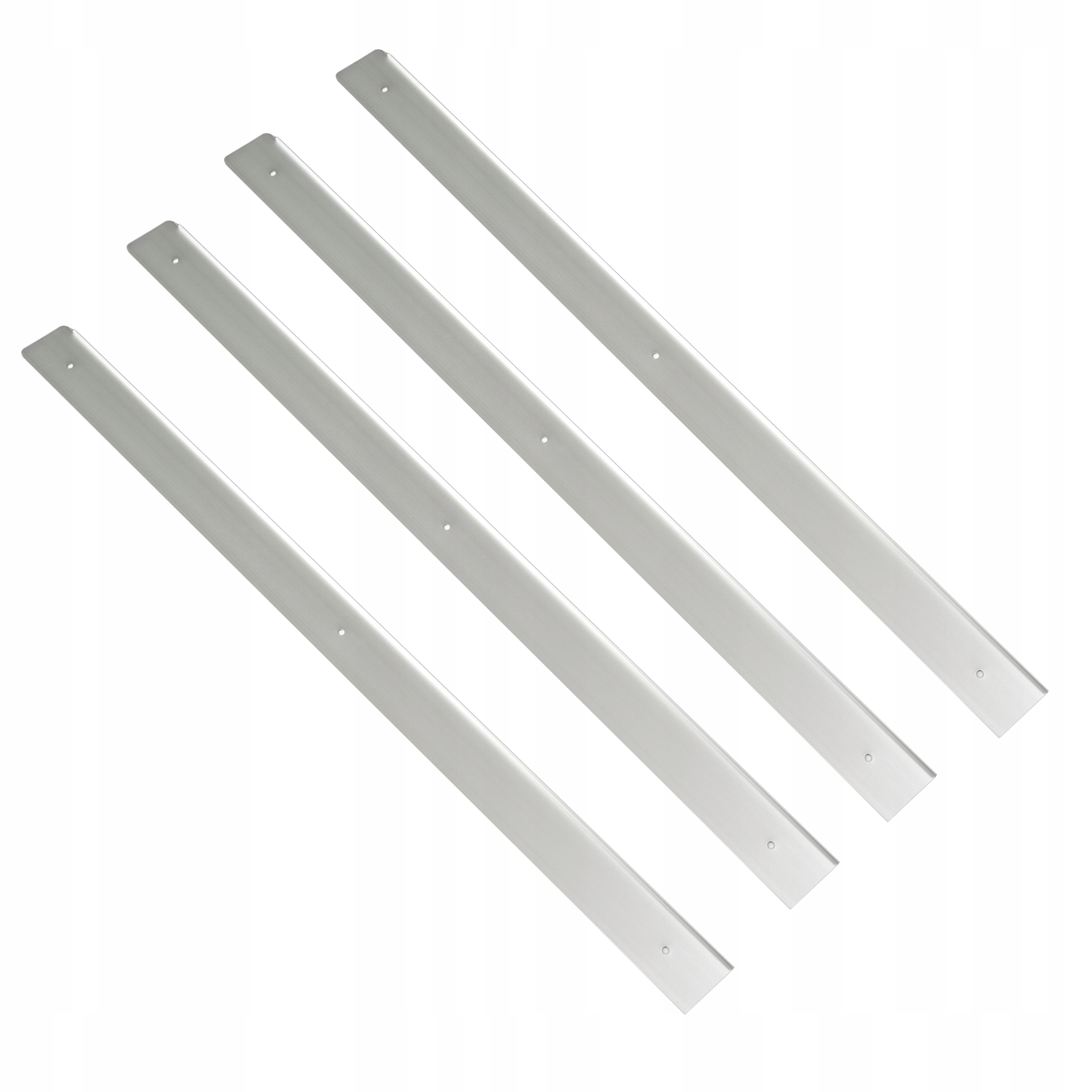 4 x Kuchyňská Lišta Pro Nábytkovou Desku Boční K 38 Levá Hliník
