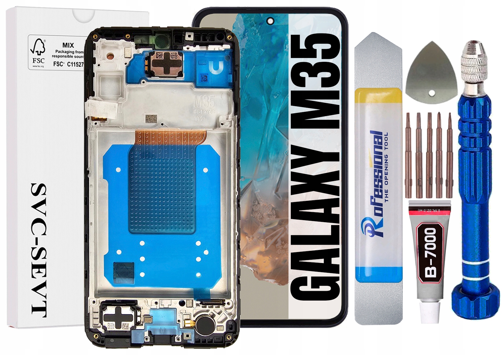 Displej Pro Samsung Galaxy M35 5G M356 Originální LCD Displej Rámeček