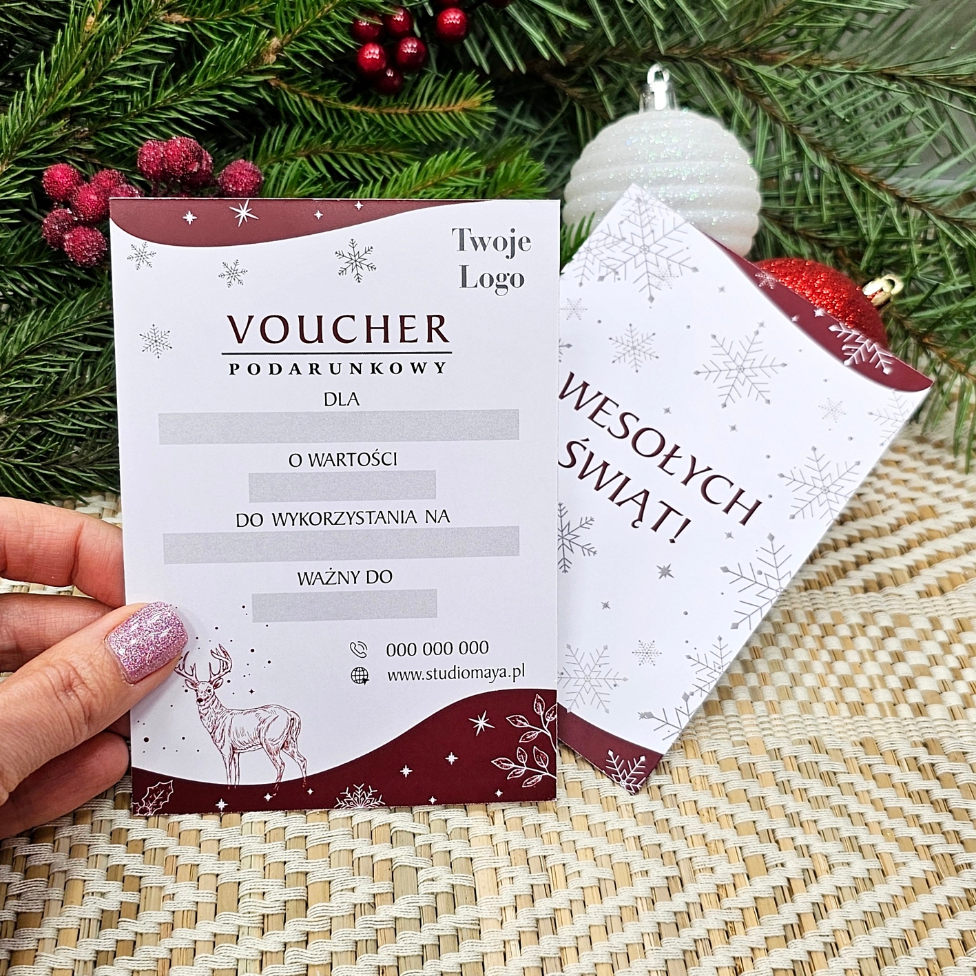 Dárkový poukaz na firemní vánoční dárek 50 kusů