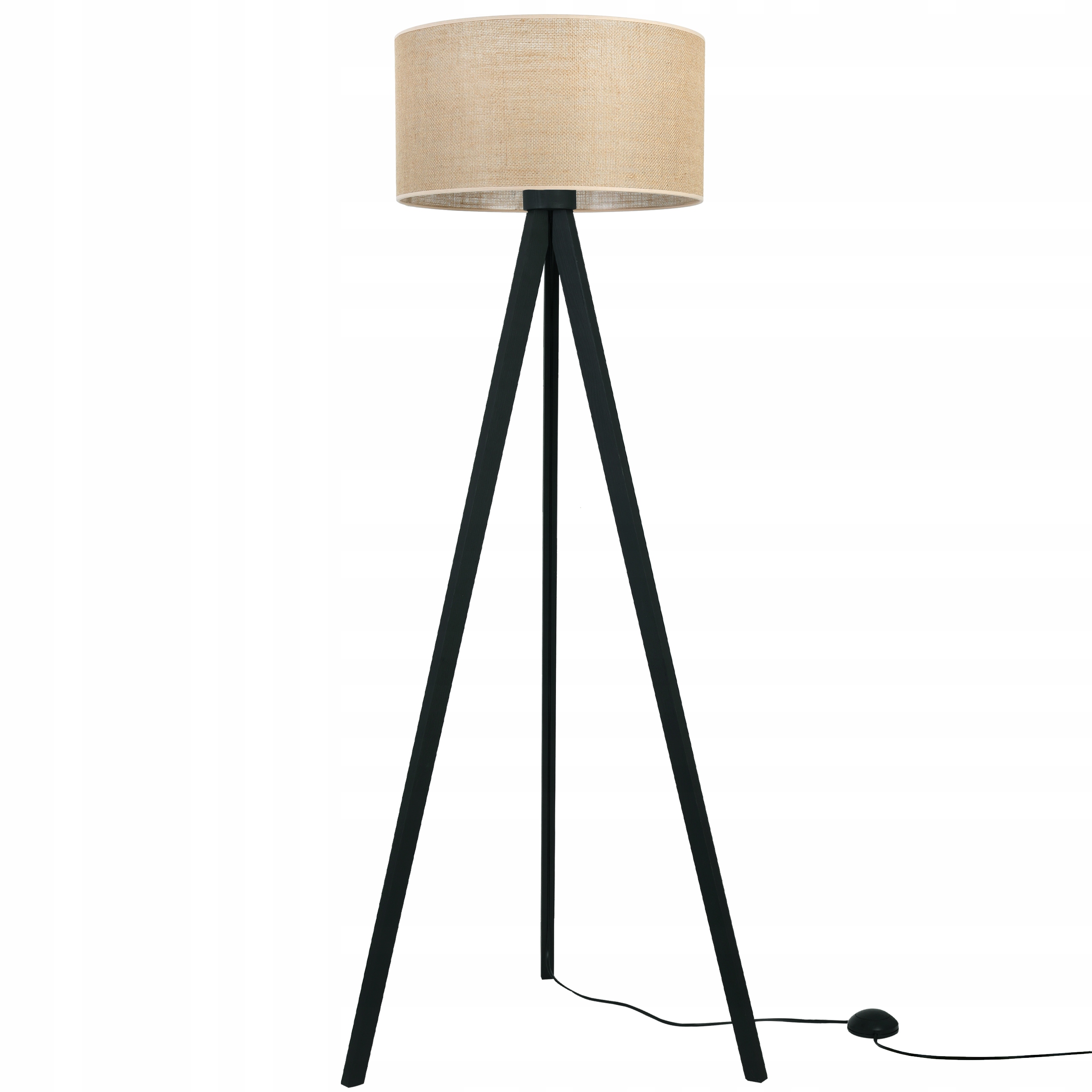 Stojaca Podlahová Lampa Trojnožka S Tienidlom Do Spálne Obývačky Boho Juta Pl