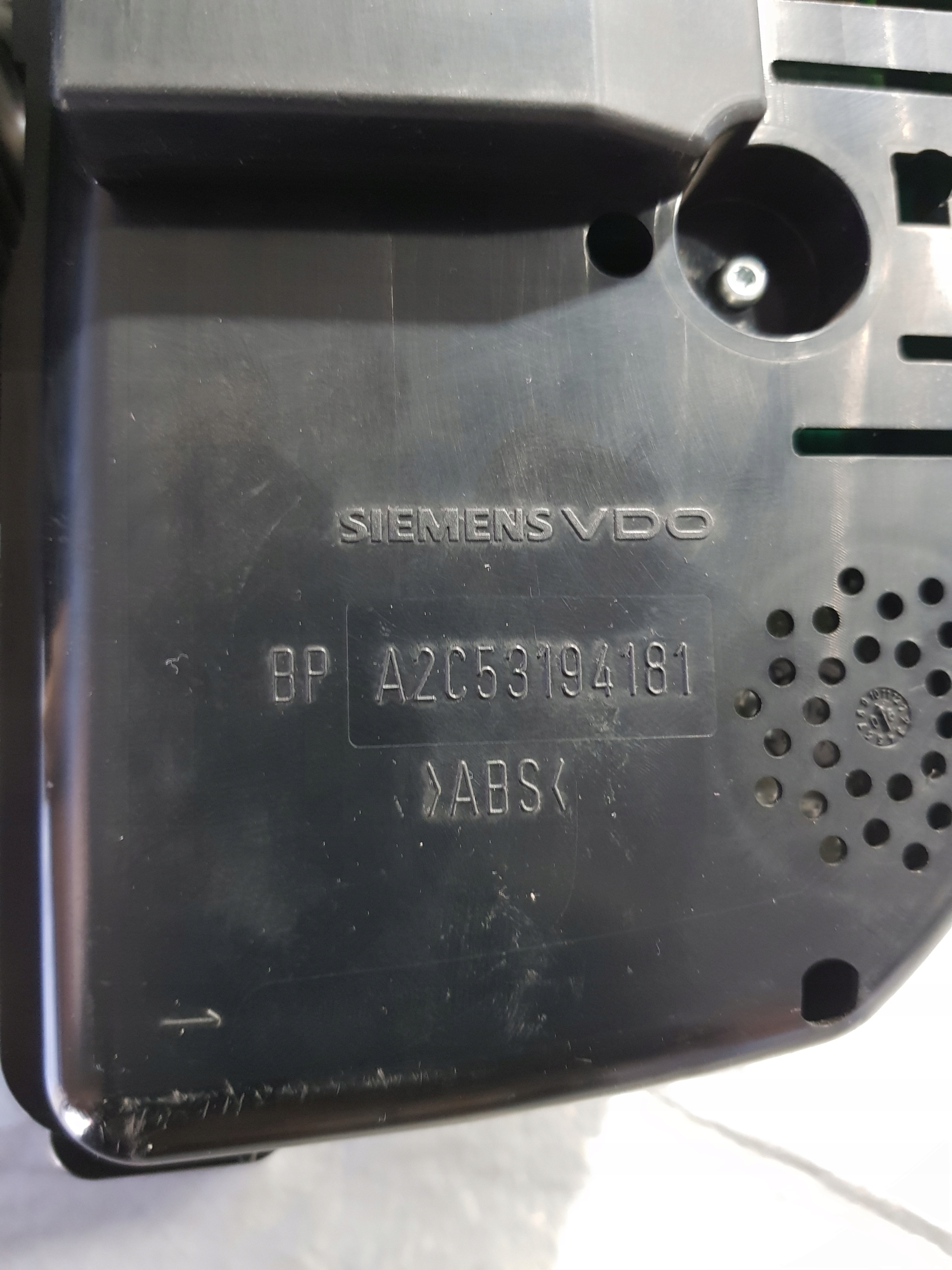 dials clock VW PASSAT B6 1.9 TDI A2C53194181
