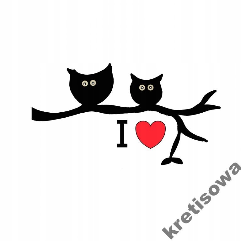 

Męska Kocham Sowy I Sówki Sowa Śmieszne s4a