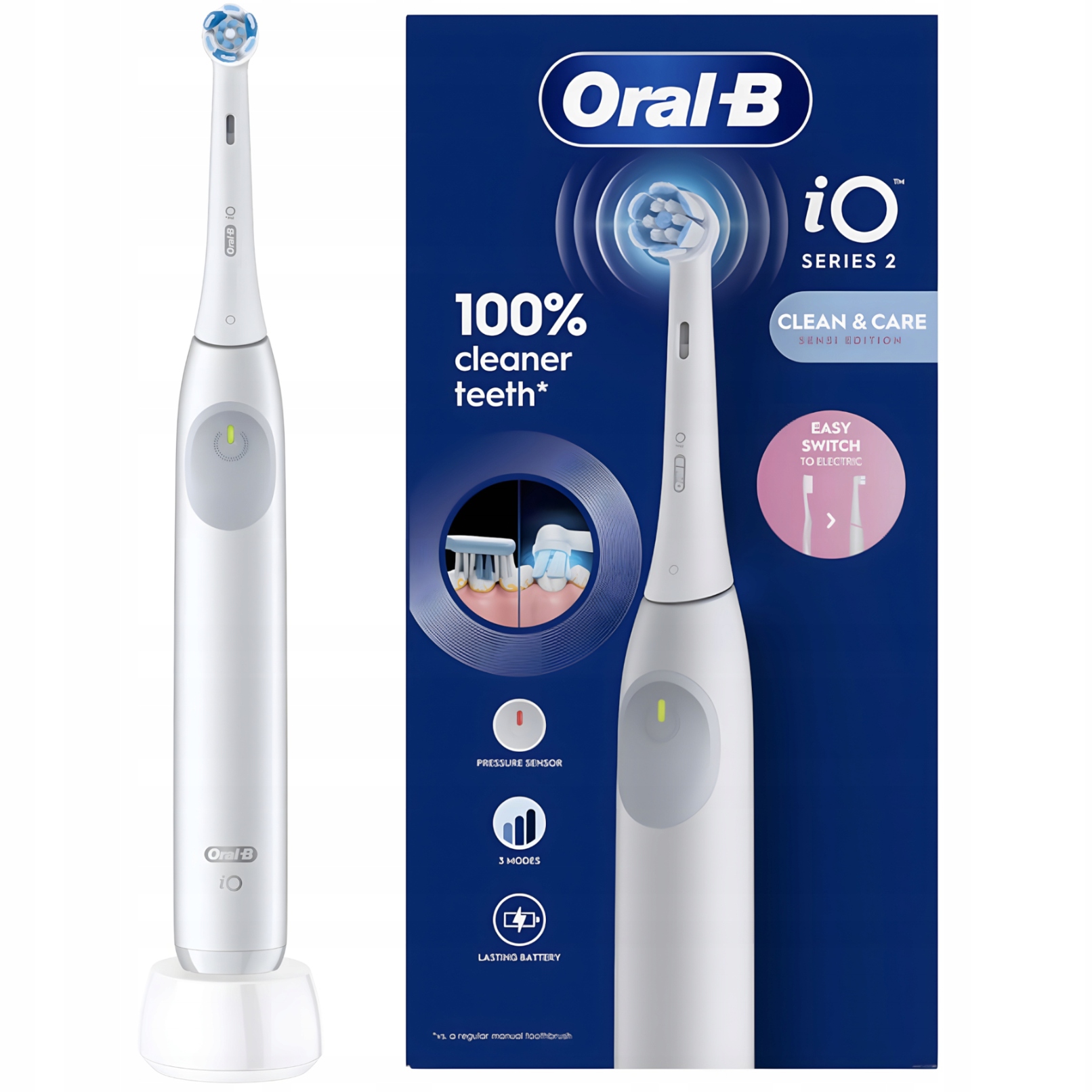 Szczoteczka Elektryczna Magnetyczna Do Zębów Oral-b Io Serie 2 Simple White