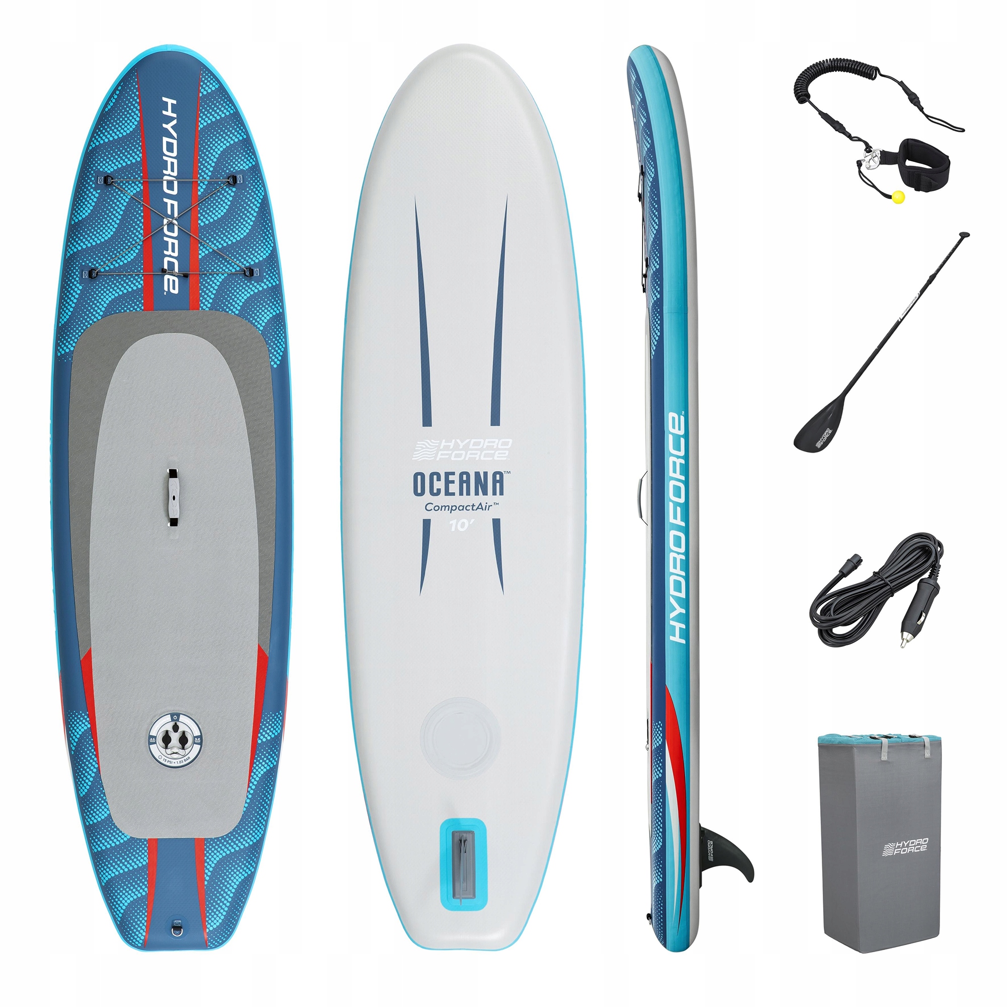 73148 Deska SUP Hydro Force Oceana Compactair Set BESTWAY