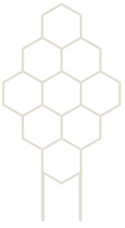 PODPÓRKA KWIATÓW ROŚLIN PERGOLA MIÓD 37cm