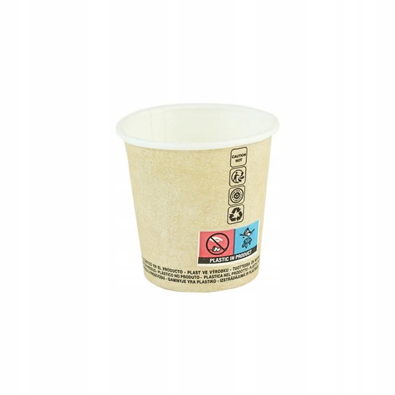 

Kubki Papierowe 100ml Eko Bio Kraft Do Kawy 50szt