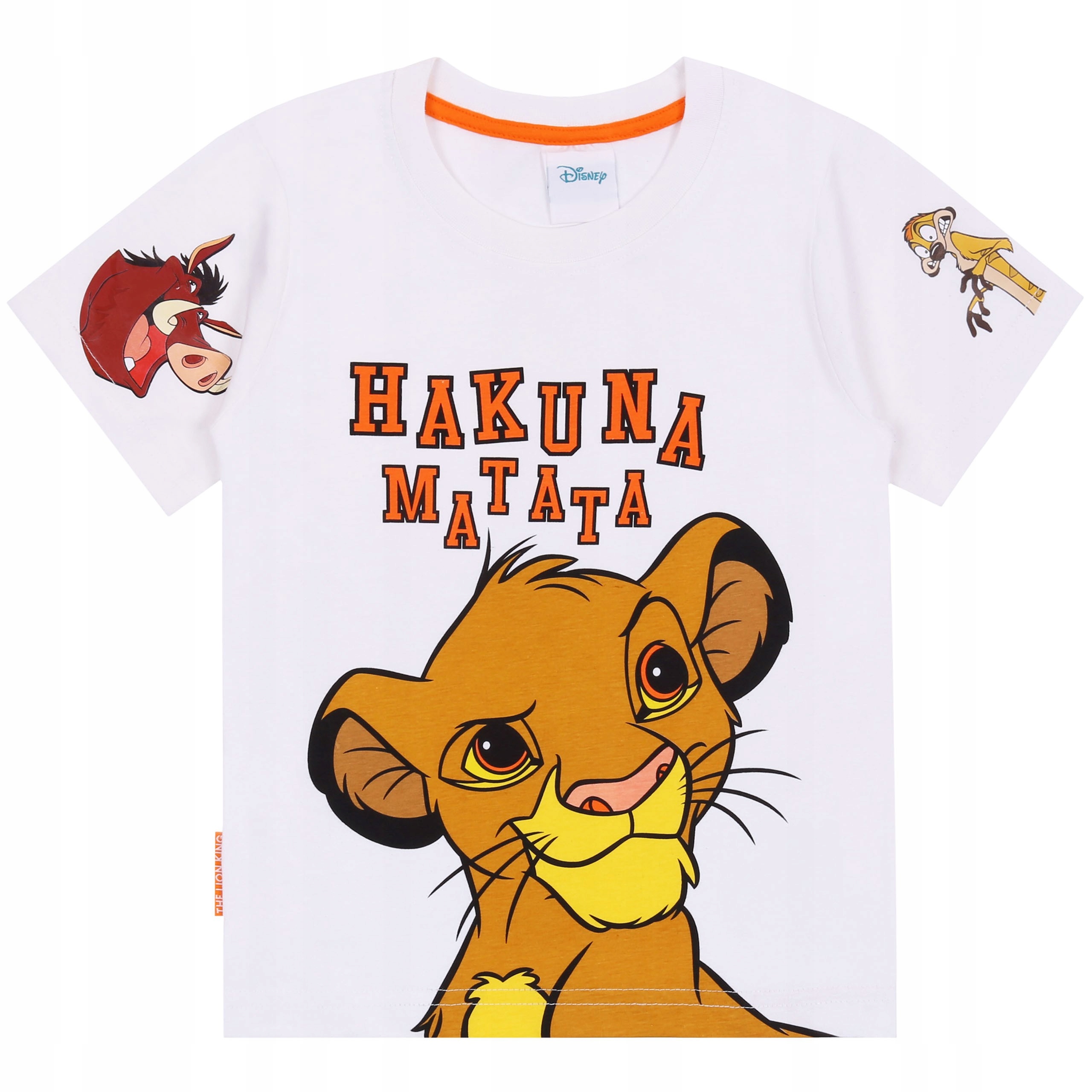 

Biała koszulka chłopięca Simba Król Lew Disney 128