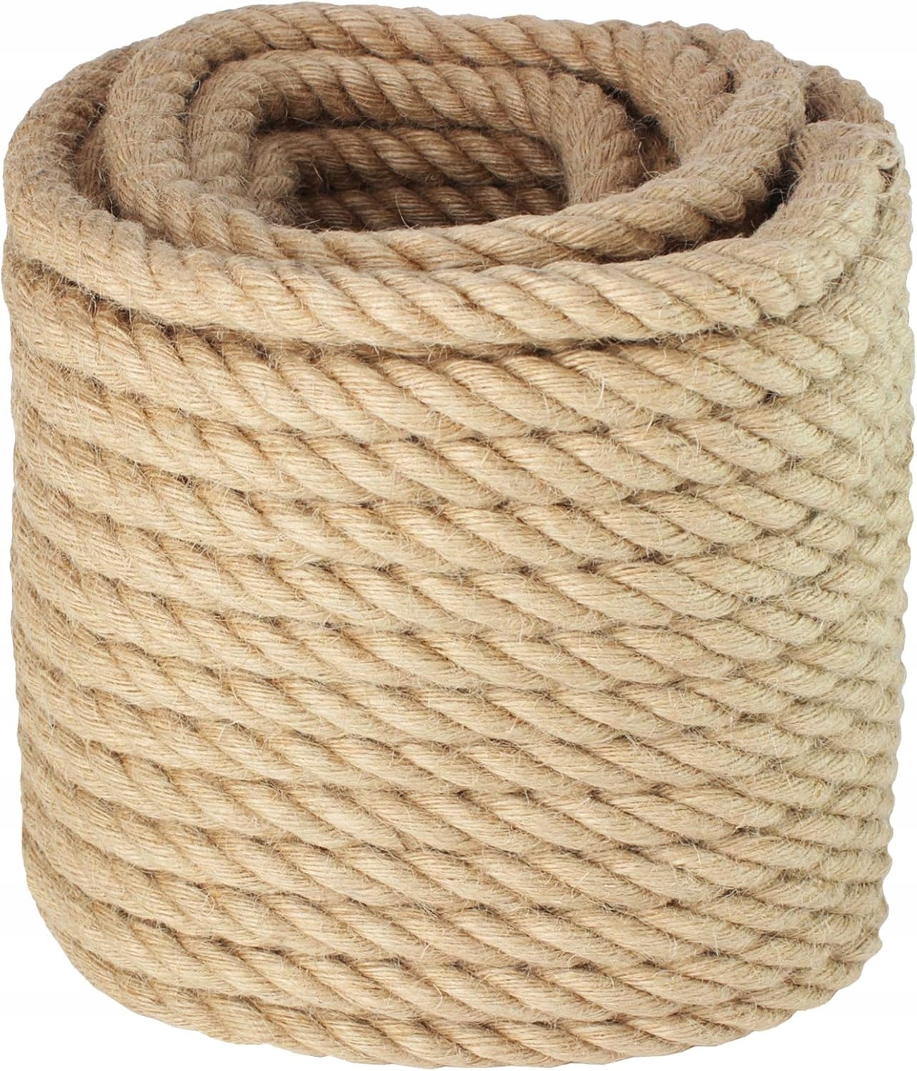 Jutové lano 50 mm x 10 m. Silné, dekorativní, odolné. Diy!