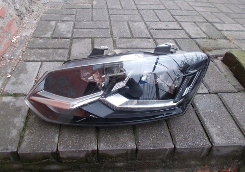 VW POLO V 6C LIFT 2014- LAMPA LEWA PRZEDNIA FULL LED 6C1941035 ORYGINAŁ