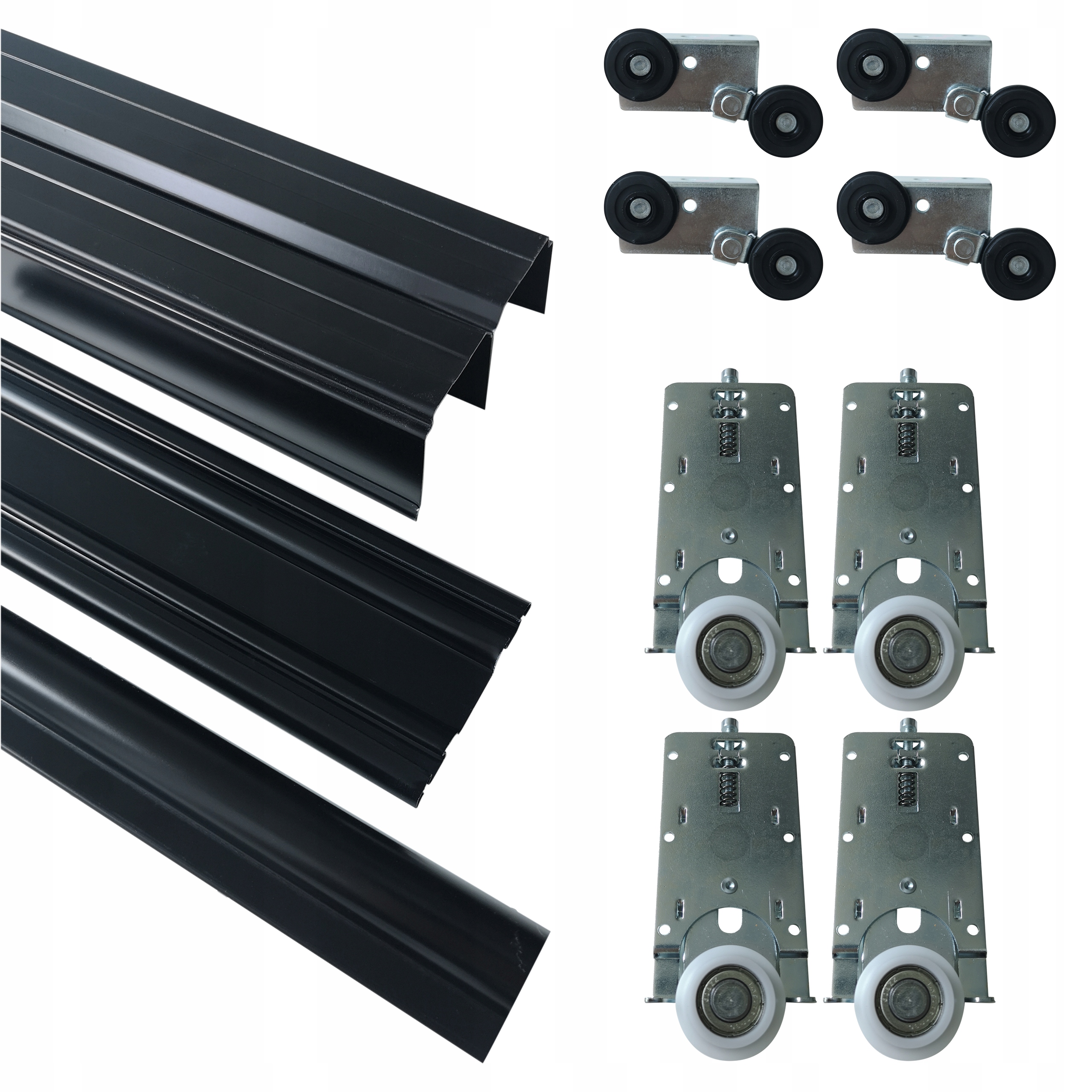 Szafa przesuwna z lustrem 280 artisan czarny LOFT Kolor frontów dąb artisan