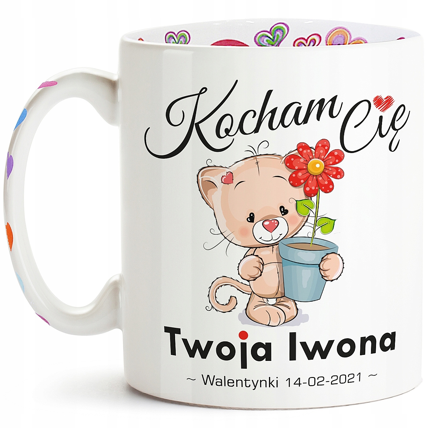 

Kubek Love Z Nadrukiem Foto Na Walentynki