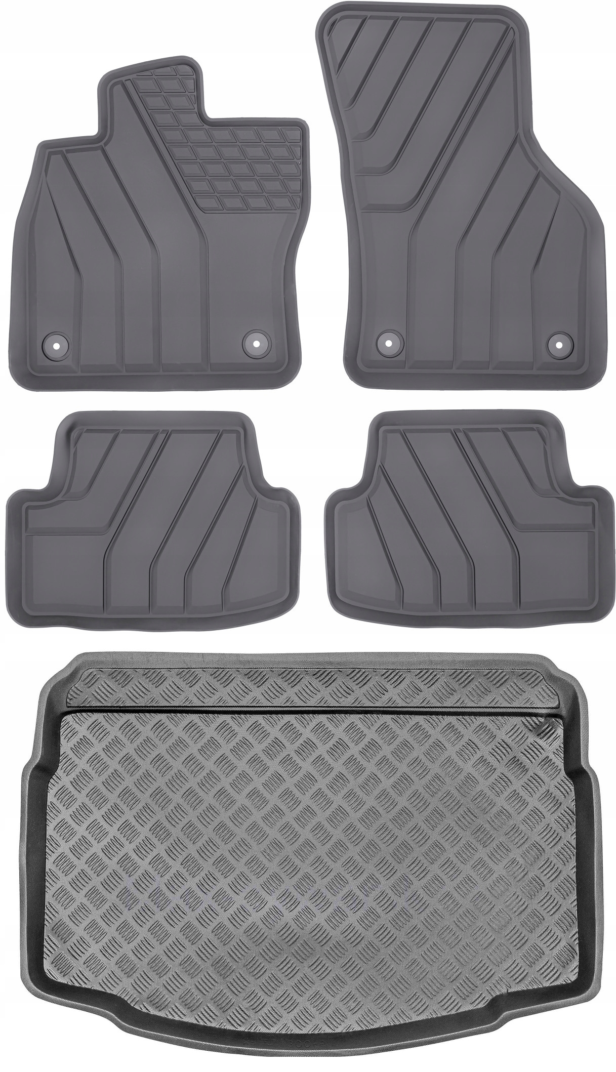 Volkswagen Golf VII Hatchback Manual 2012-2020 Sada Gumové rohože m