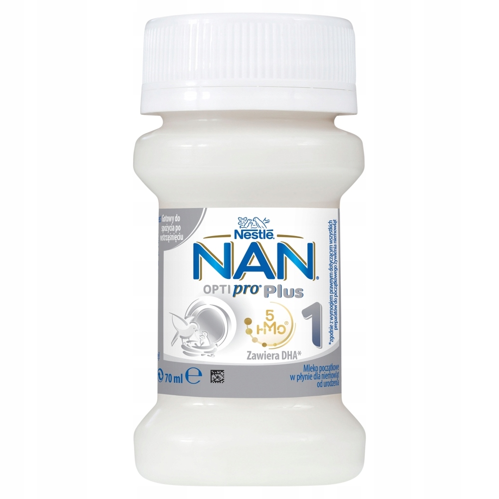 NESTLE NAN OPTIPRO Plus 1 HMO MLEKO POCZĄTKOWE W PŁYNIE 70 ML