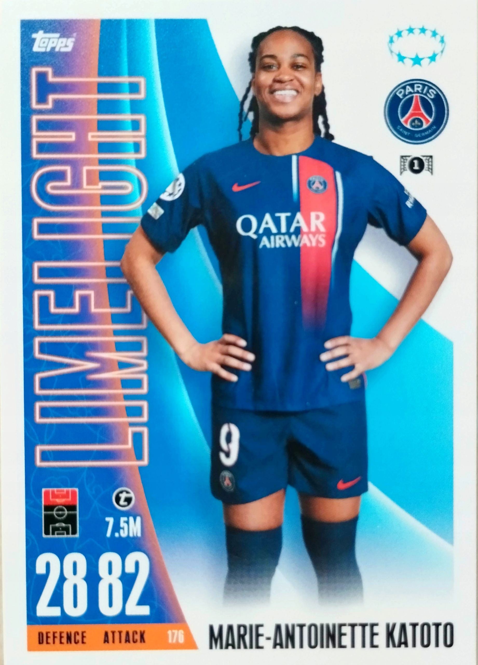 Topps Match Attax Extra 2023/2024 Limelight 176 Katoto Psg