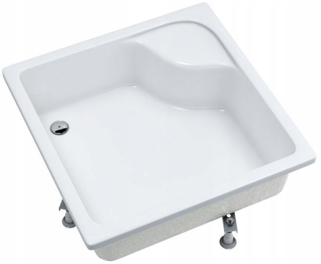 Brodzik pod prysznic kwadratowy głęboki 80x80 cm