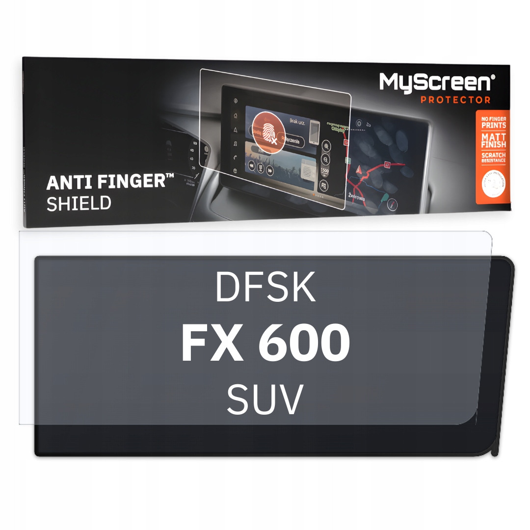 Fólie pro Dfsk Fx 600 Suv 2025/ Přední Středový Rychloměr MyScreen