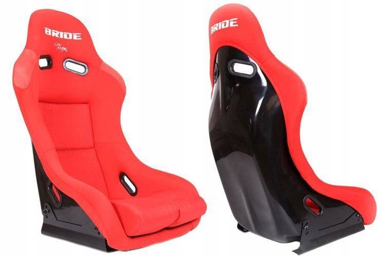 Sportovní křeslo Gtr Velur Bride Červené