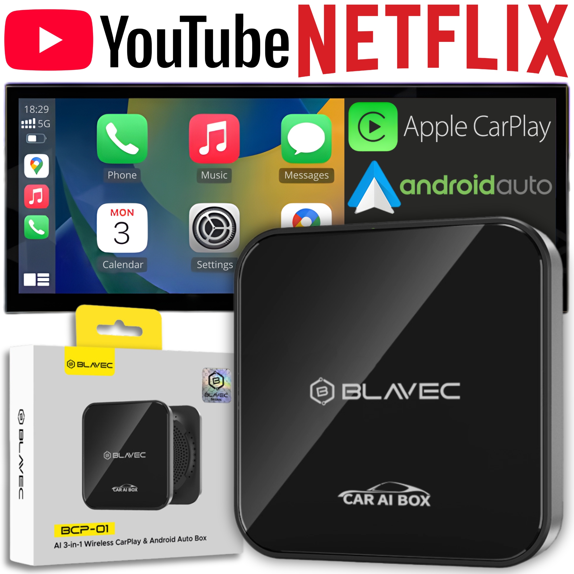 Transmiter samochodowy FM Blavec CPAABCP01