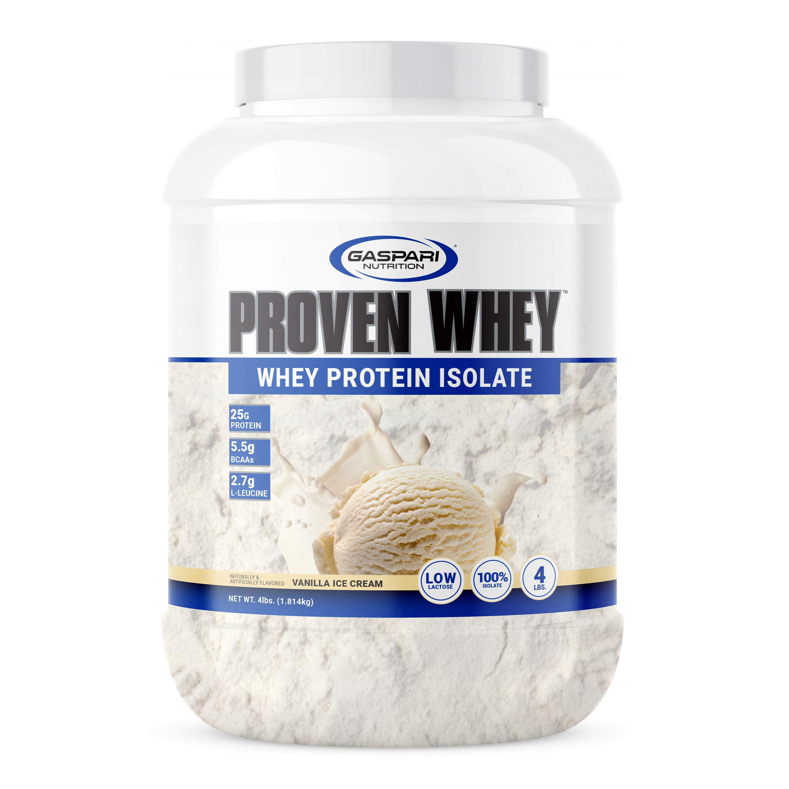 Whey Isolat Syrovátkový Protein Gaspari Proven 2.0 1814 g Iso Protein