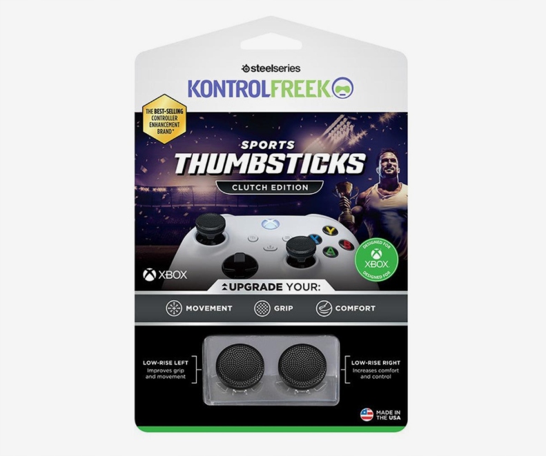 Nakładki na gałki analogowe KontrolFreek Sports Clutch Black Clear Kit Xbox