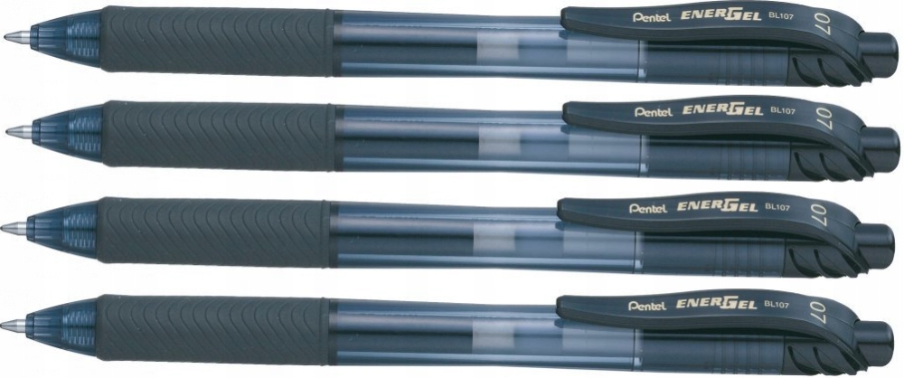

Pióro kulkowe 0.7 BL107 Pentel EnerGel czarne x4