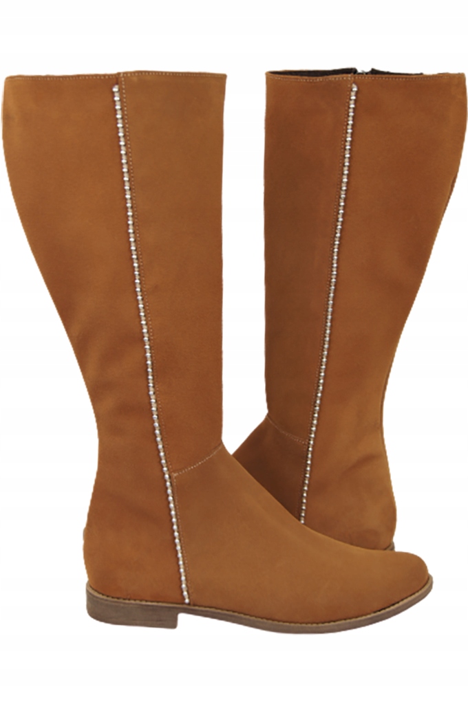 Kozaki Damskie skóra naturalna 153 ElitaBut Marka inna