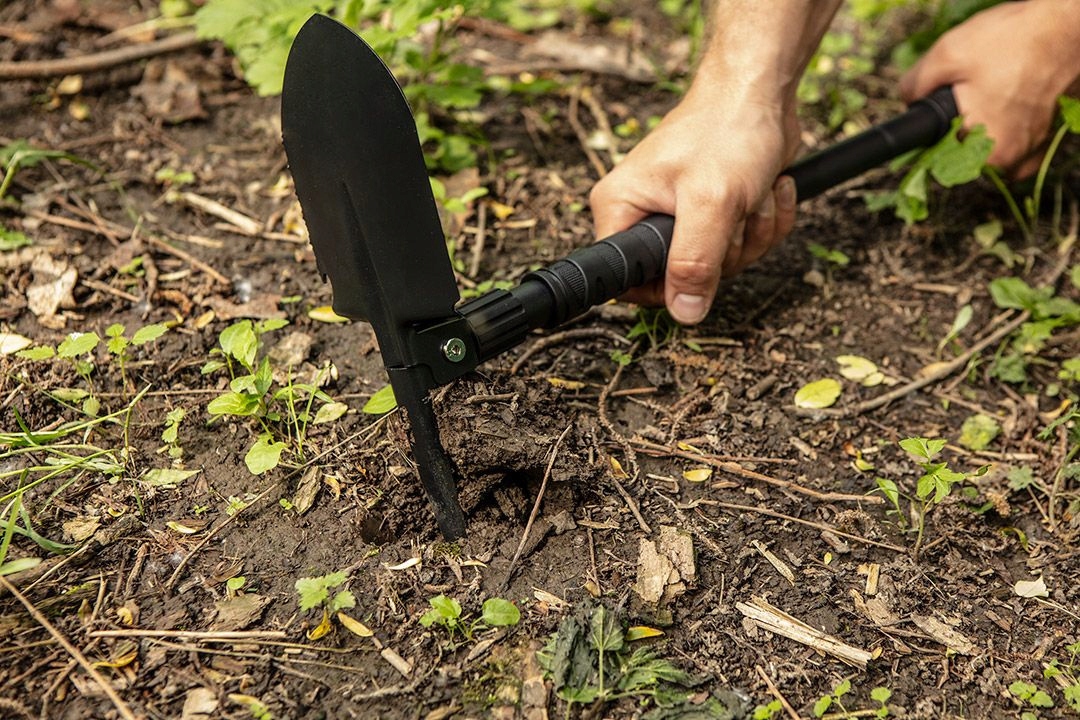 SAPERKA SKŁADANA ŁOPATKA 8w1 TAKTYCZNA WOJSKOWA Długość całkowita 19.5 cm