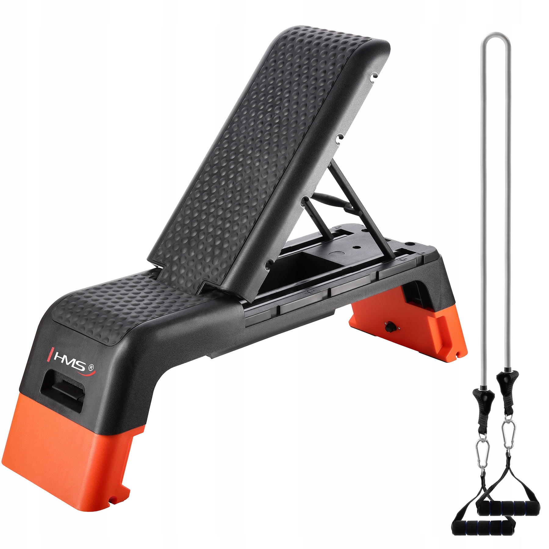 Step do Ćwiczeń Ławka Treningowa 2w1 Hms AS009 Pro Commercial Regulowana