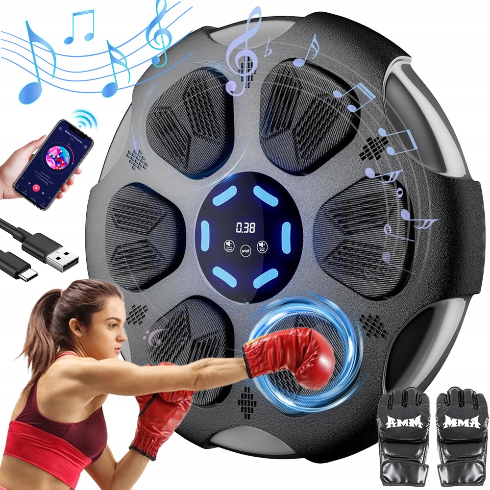 Boxovací Stěna Hudební Štít Bluetooth Pro Cvičení Hudební Boxing Machine