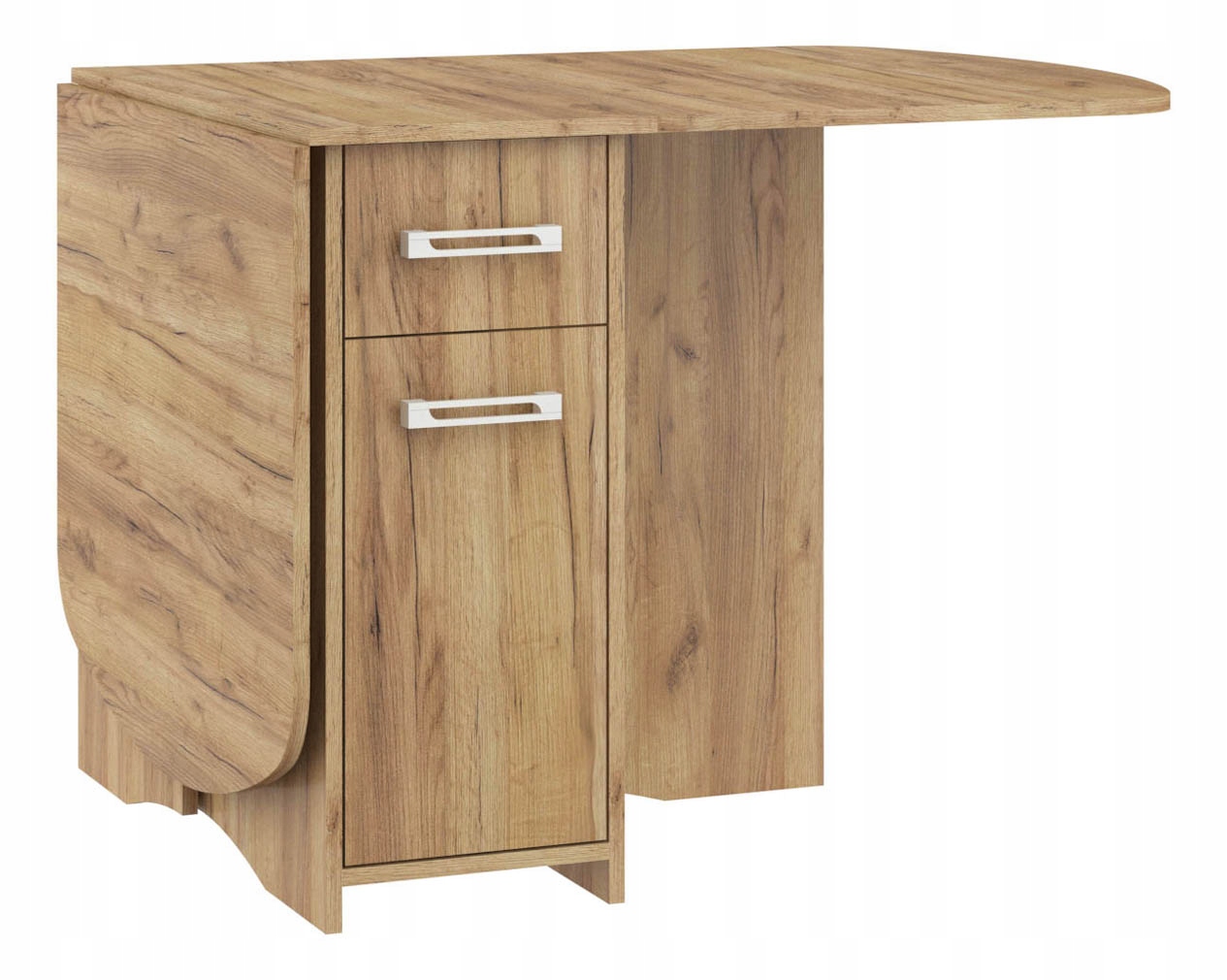 Rozkládací stolek Homi Mini 10 craft zlatý 40-160