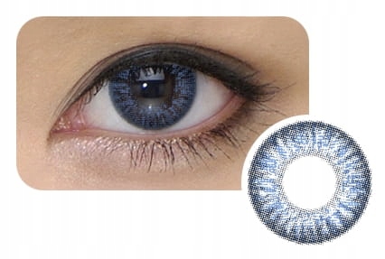 

Kolorowe soczewki Cool Look True Sapphire 2szt