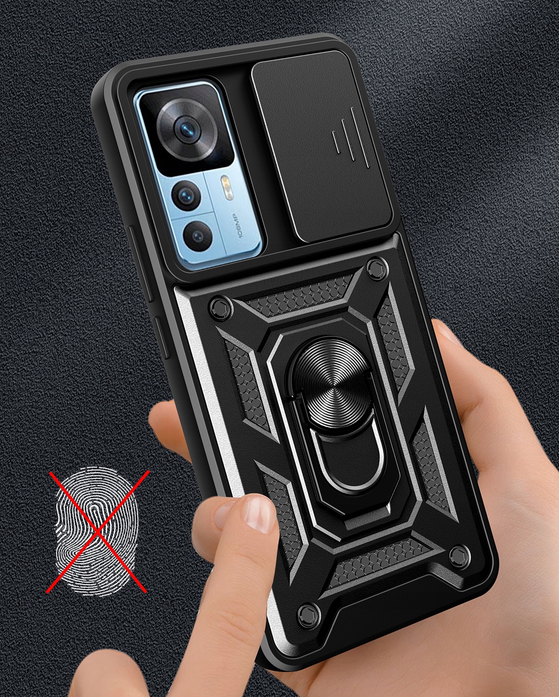 Etui CAMSHIELD Case Cover do, XIAOMI 12T / 12T PRO Kod producenta CAMSHIELD- SLIDE-XRN12T