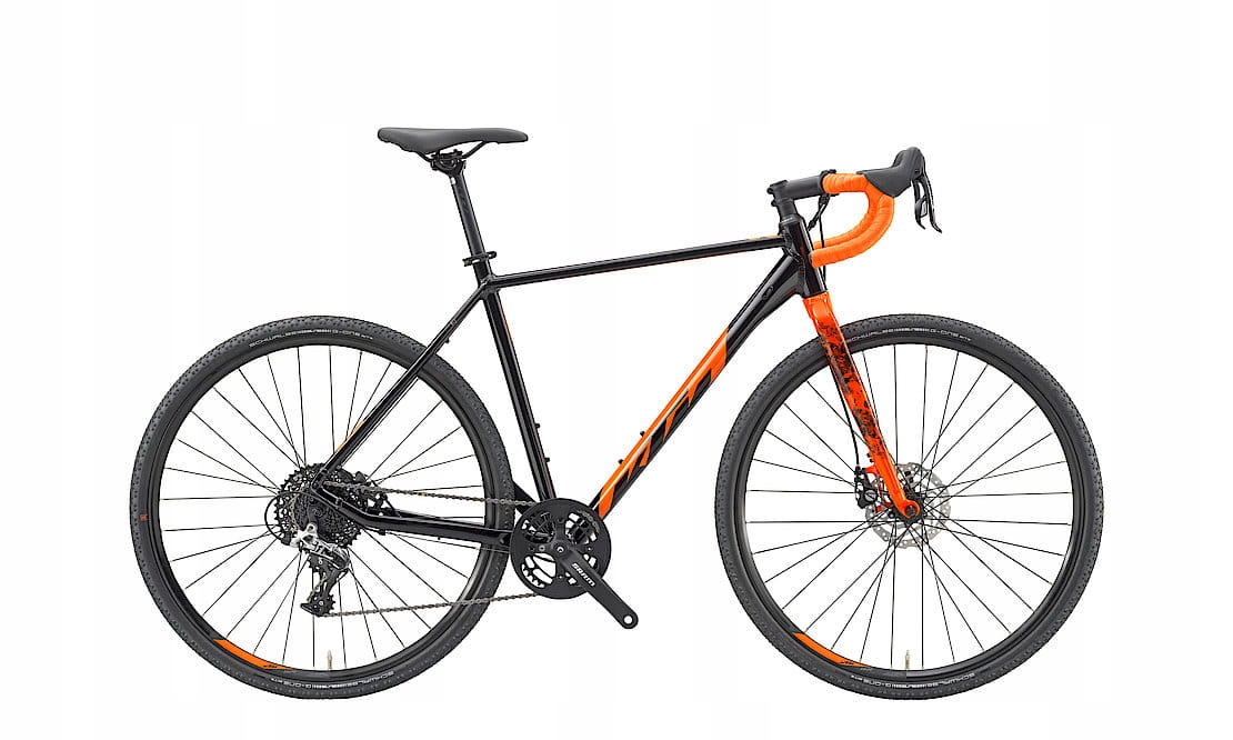 Rower KTM X-Strada 30 flaming black orange roz.52cm