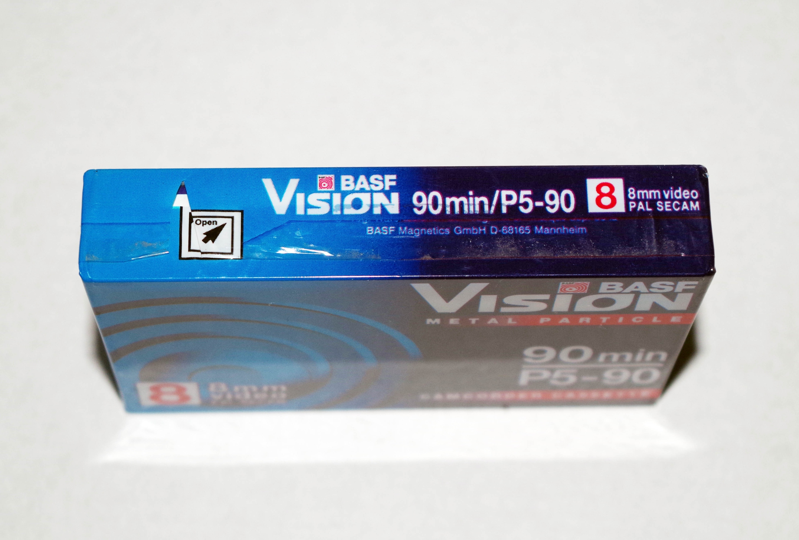 BASF Vision P5 *Video 8* Metal NOWE kasety 8mm do kamer * Jedyne Najtaniej! Producent BASF