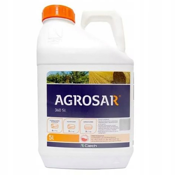 Agrosar 360 Sl 5l polski glifosat wypala "wszystko" herbicyd totalny randap