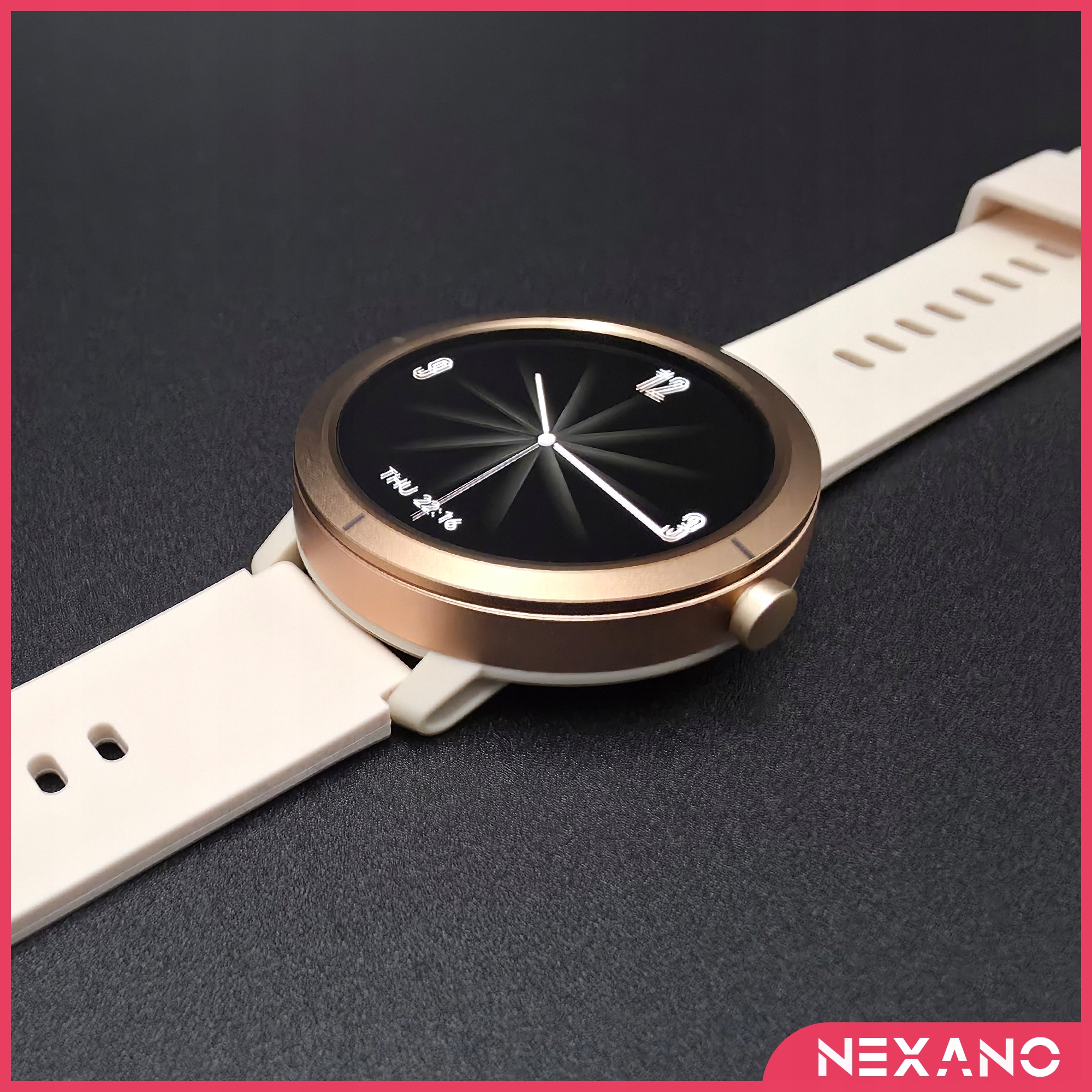 SMARTWATCH DAMSKI WODOODPORNY ZEGAREK MENU PL GPS AMOLED PULS SPORT 4 PASKI Kod producenta Smartwatch Nexano NX76