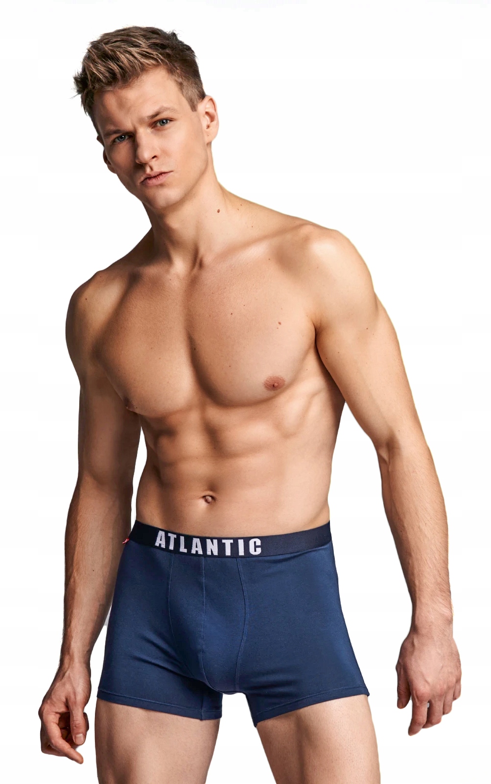 Bokserki męskie ATLANTIC 3MH-011-GR 3pary r. - M Rozmiar M