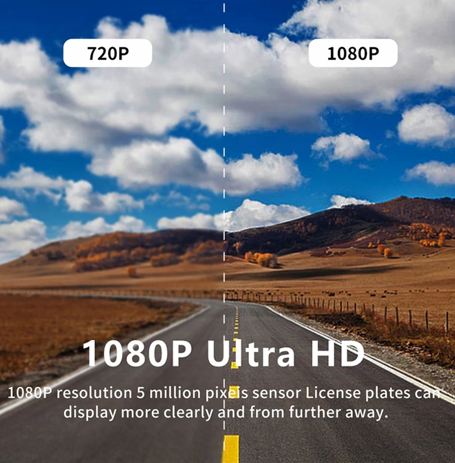 Kamera samochodowa z podstawą magnetyczną GPS 4K Dashcam Prz Waga produktu z opakowaniem jednostkowym 0.65 kg