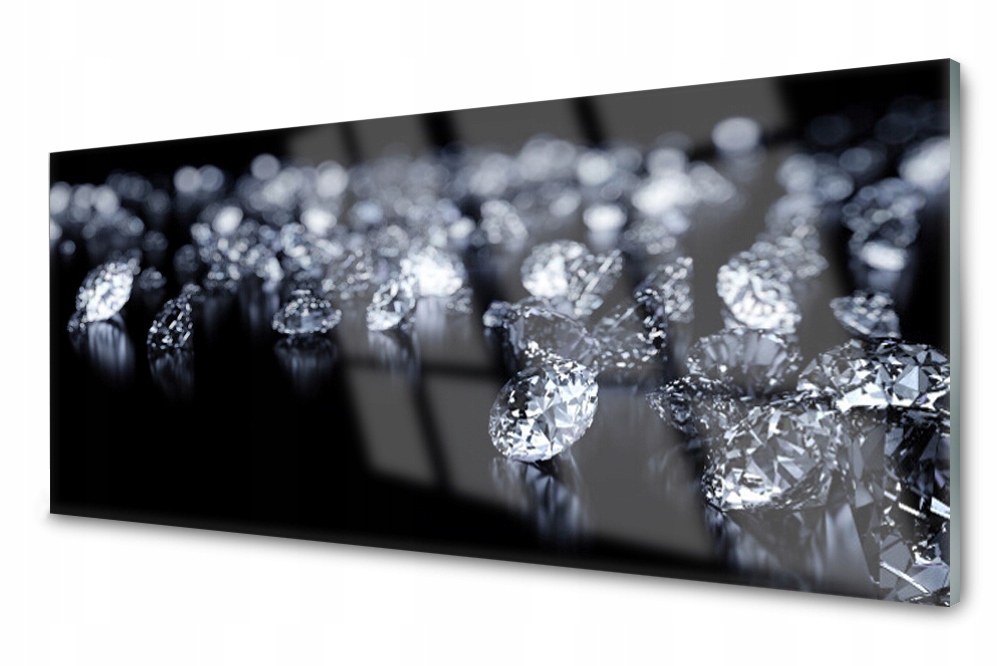 

Obraz na Szkle Szklany Diamenty Sztuka 125x50
