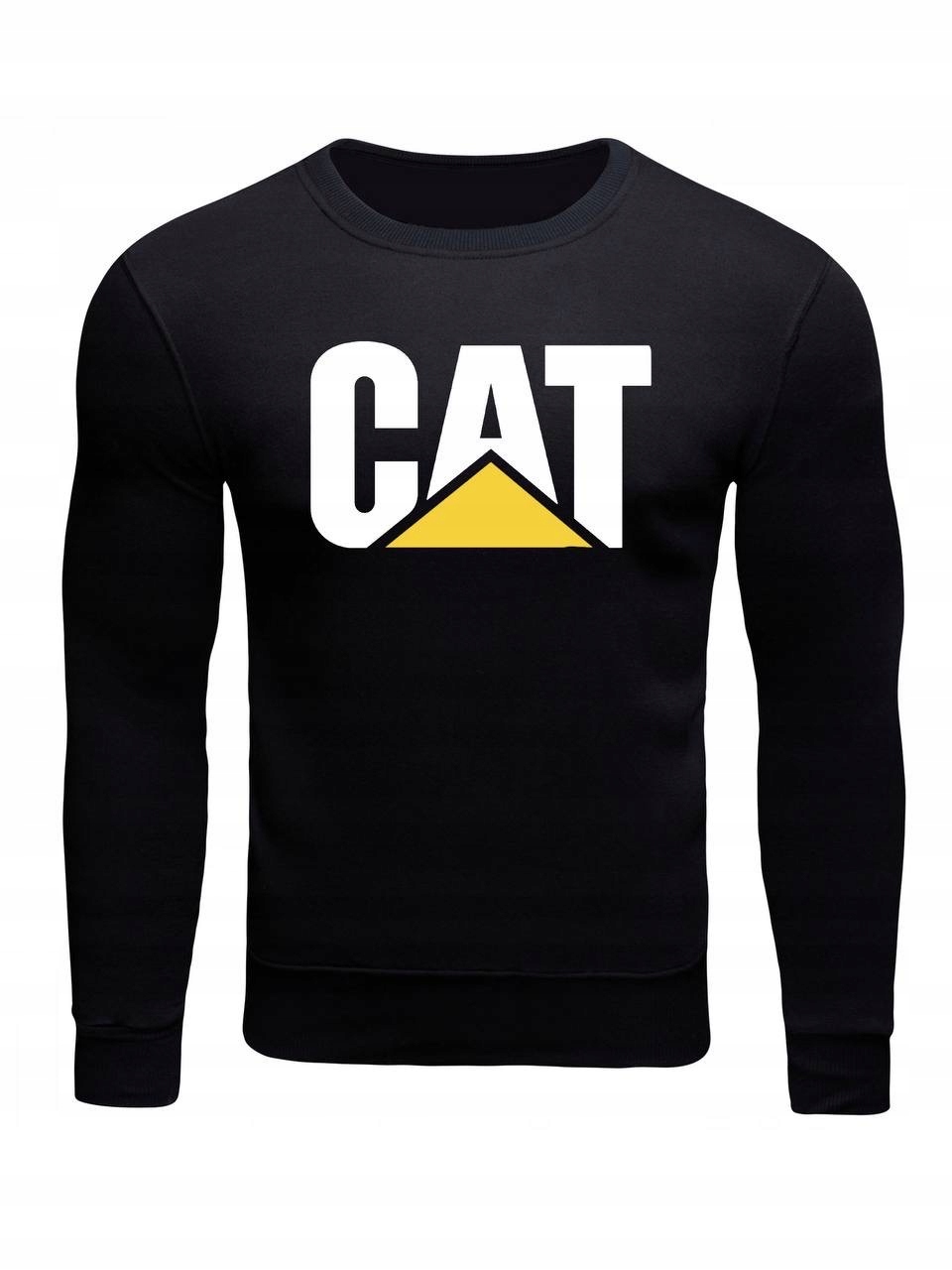 

Bluza Bez Kaptura Cat Męska Czarna Bawełniana L