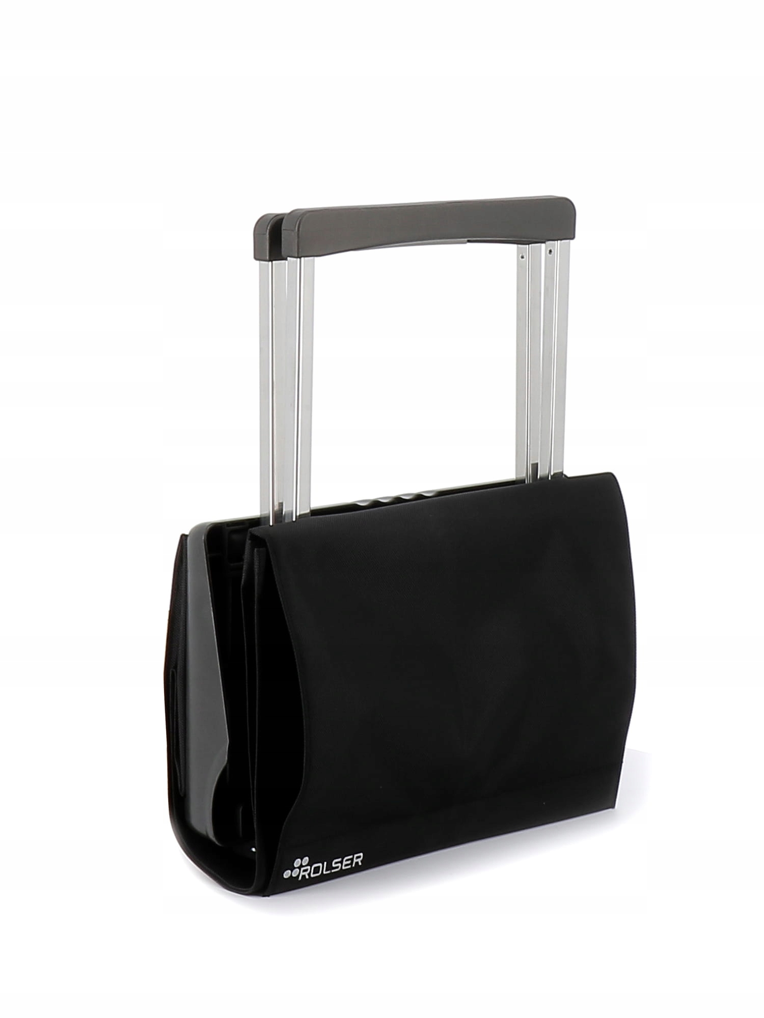 Wózek na zakupy Rolser skadany torba black Kolor czarny