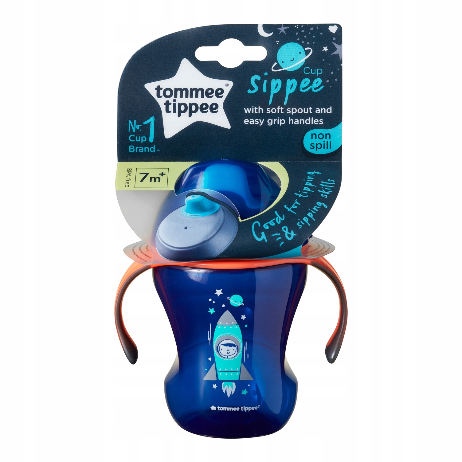 Tommee Tippee Kubek niekapek 7m+ Boy,230ml