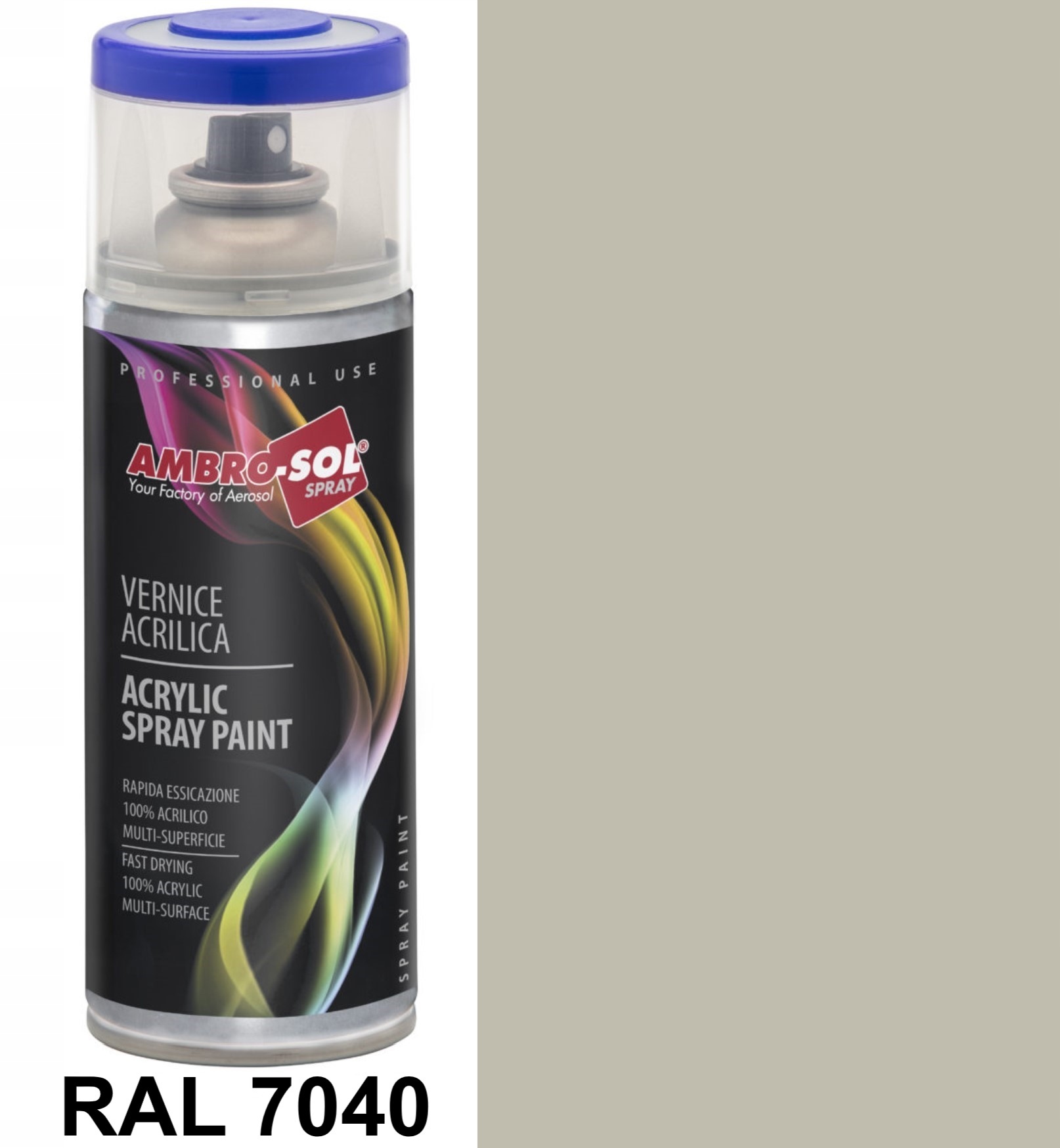 

7040 Ral Lakier Akrylowy Farba Spray Ambrosol