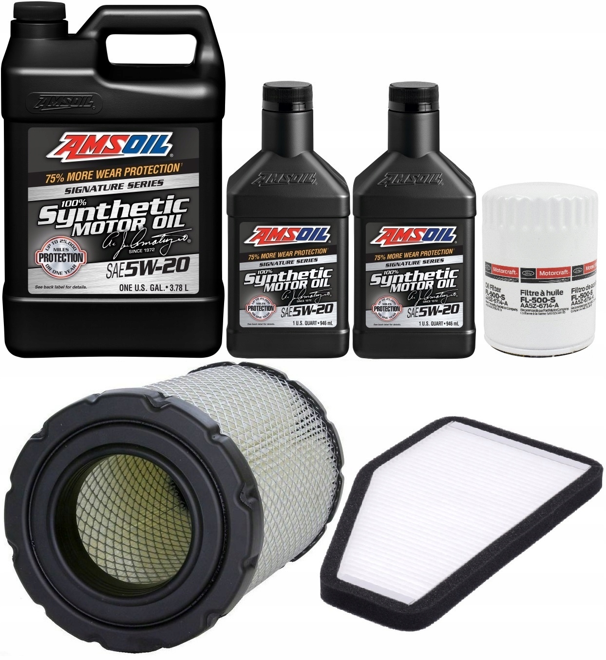 AMSOIL 5W20 + FILTRY FORD ESCAPE 3,0 09-12