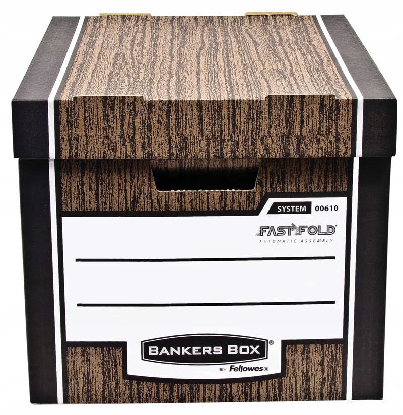 

Pudło Archiwizacyjne Woodgrain Brązowe 10 sztuk