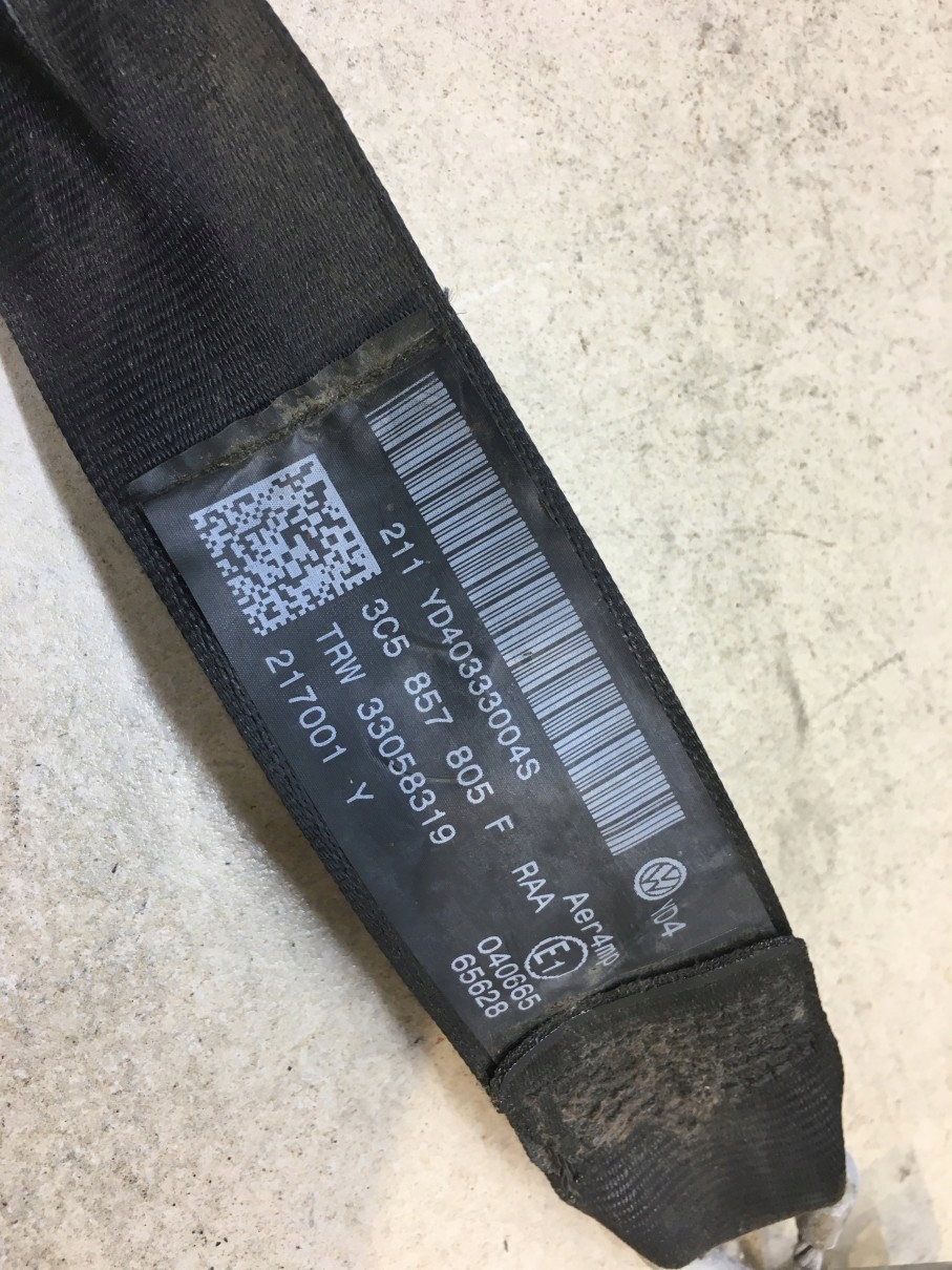 Gurten Sicherheits links heck VW PASSAT B6 3C5857805F