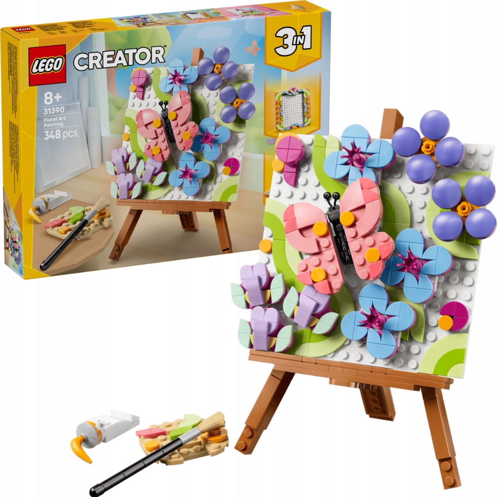 Lego Creator – Dekorativní obraz s květinami – 31390