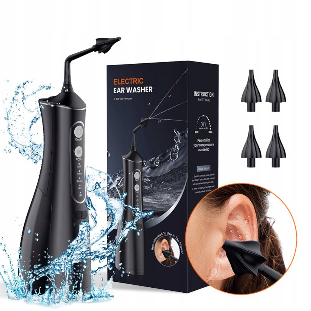 Bezprzewodowy Irygator Urządzenie Do Czyszczenia Płukania Uszu Woskowiny