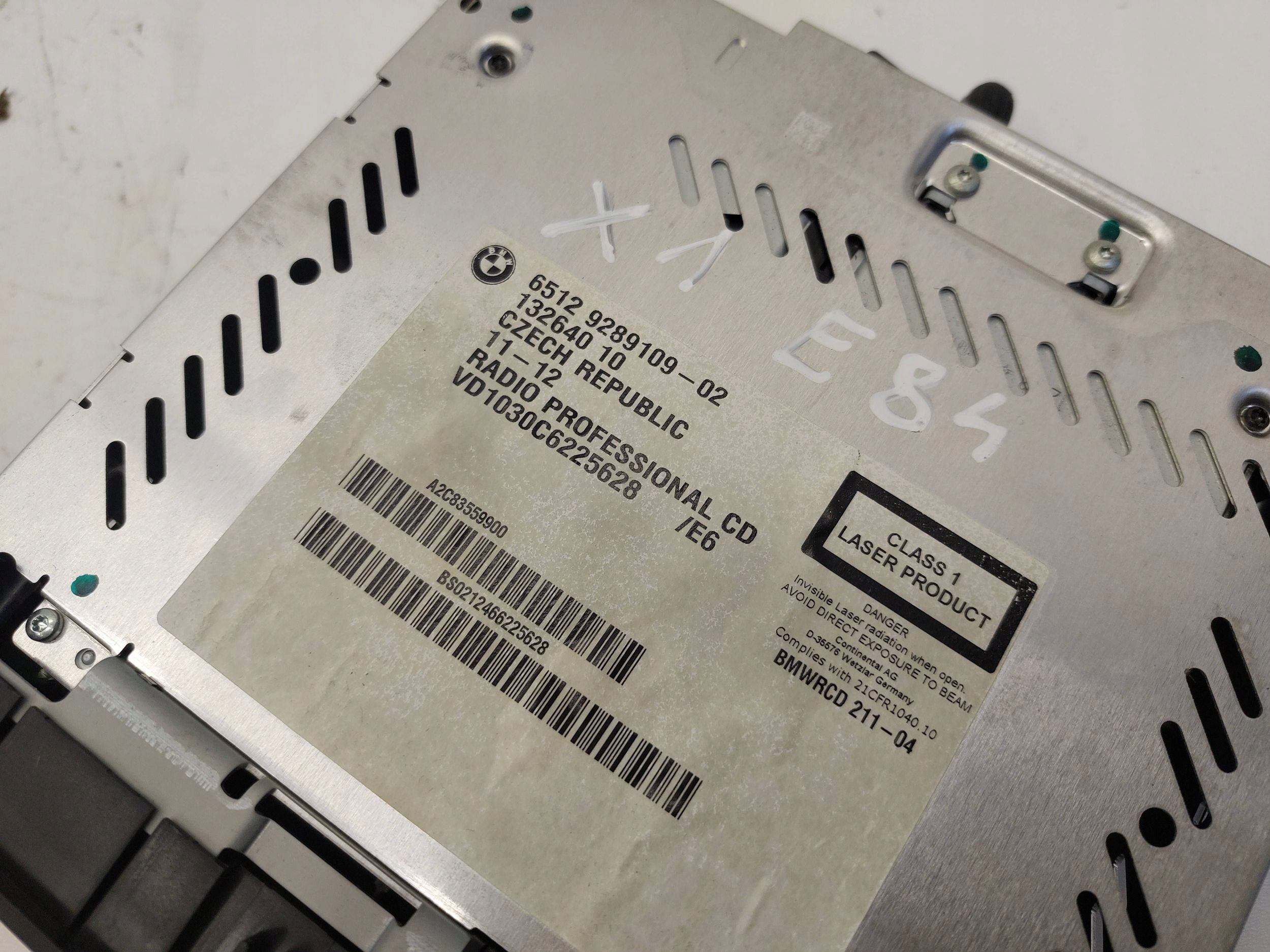 BMW X1 E84 RADIO player CD PROFESSIONAL 9226395